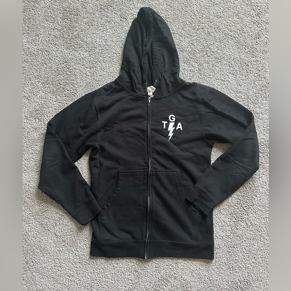 The Gaslight Anthem Black Zip Up Hoodie Mens Small Washed But Never Worn